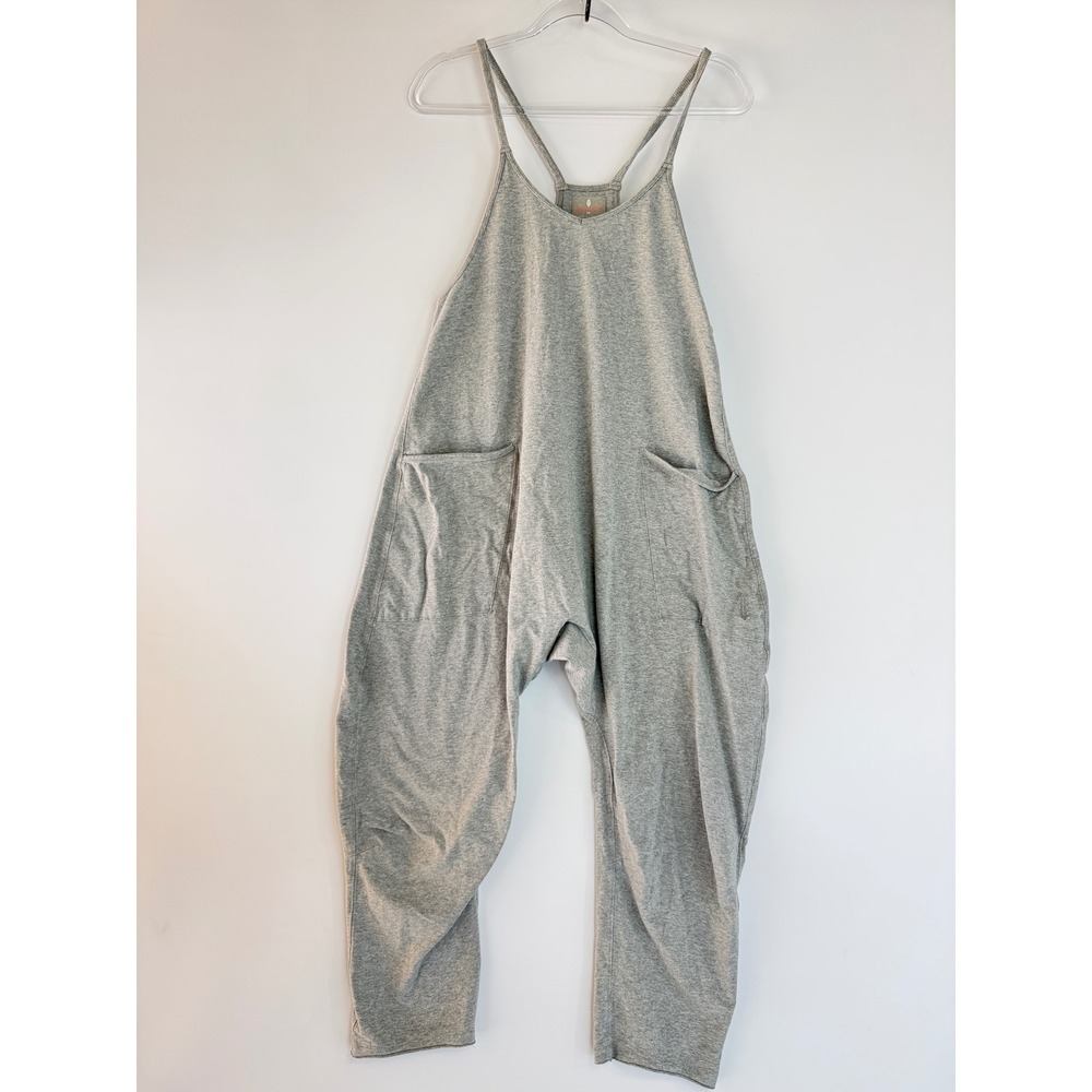 FP Movement Hot Shot Jumpsuit Women XS Gray Slouchy Oversized Dropped Crotch